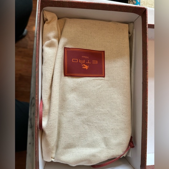 Etro Milano paisley and turquoise snakeskin crossbody purse - Picture 9 of 10